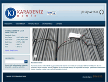 Tablet Screenshot of karadenizdemir.com